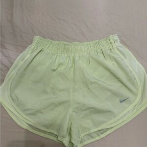 Nike Women's Athletic Shorts in Light Yellow